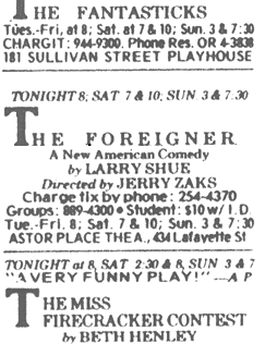 Foreigner ad